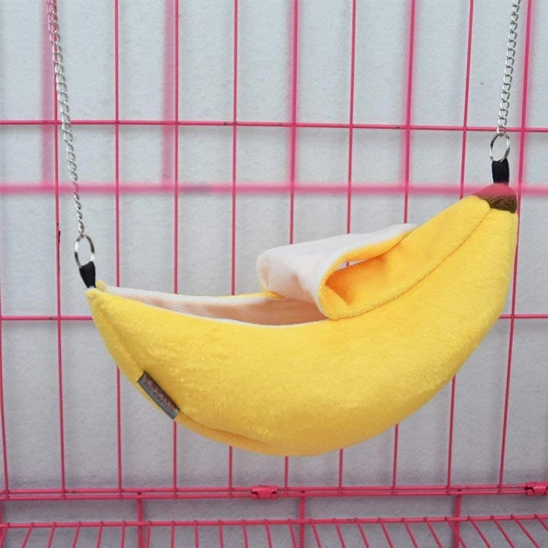Banana Hamster Bed House Hammock Small Animal Warm Bed House Cage Nest