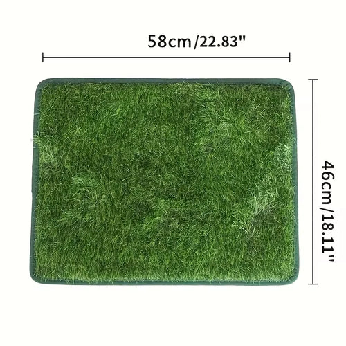 Simulation Lawn Dog Toilet Training Mat Washable Pet Urine Mat Dog