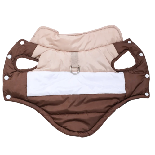 Pet Dog Hiking Jacket With R-ing Warm Dog Clothes Windproof Outdoor