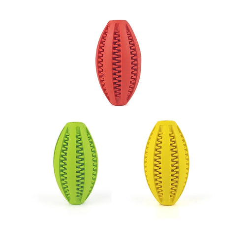 Pet Dog Chew Toys Teeth Cleaning Snack Ball Pet Dog Toy Ball Natural