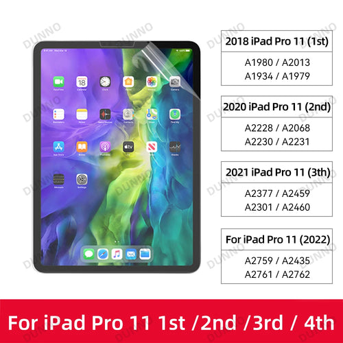iPad Screen Protectors Paper Feel for IPad 11th A16 Pro Air 13 11 M3