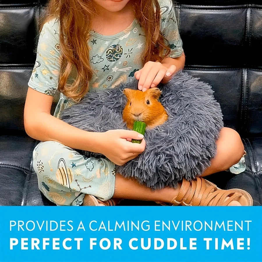 1PCS Ultra-Soft Plush Pet Nest Cozy Warm Hamster Sleeping Bed Non-Slip