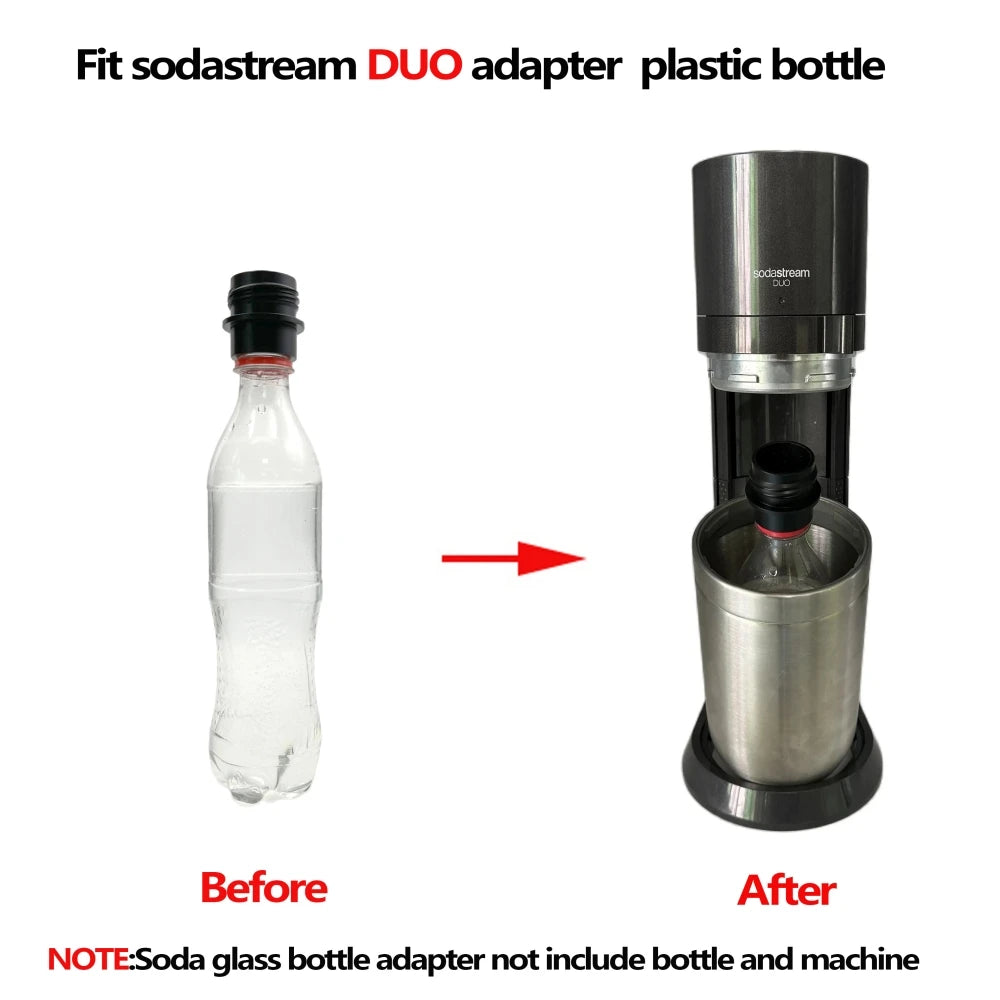 Bottle Adapter for 28 Gauge PET Bubble Bottle Compatible with