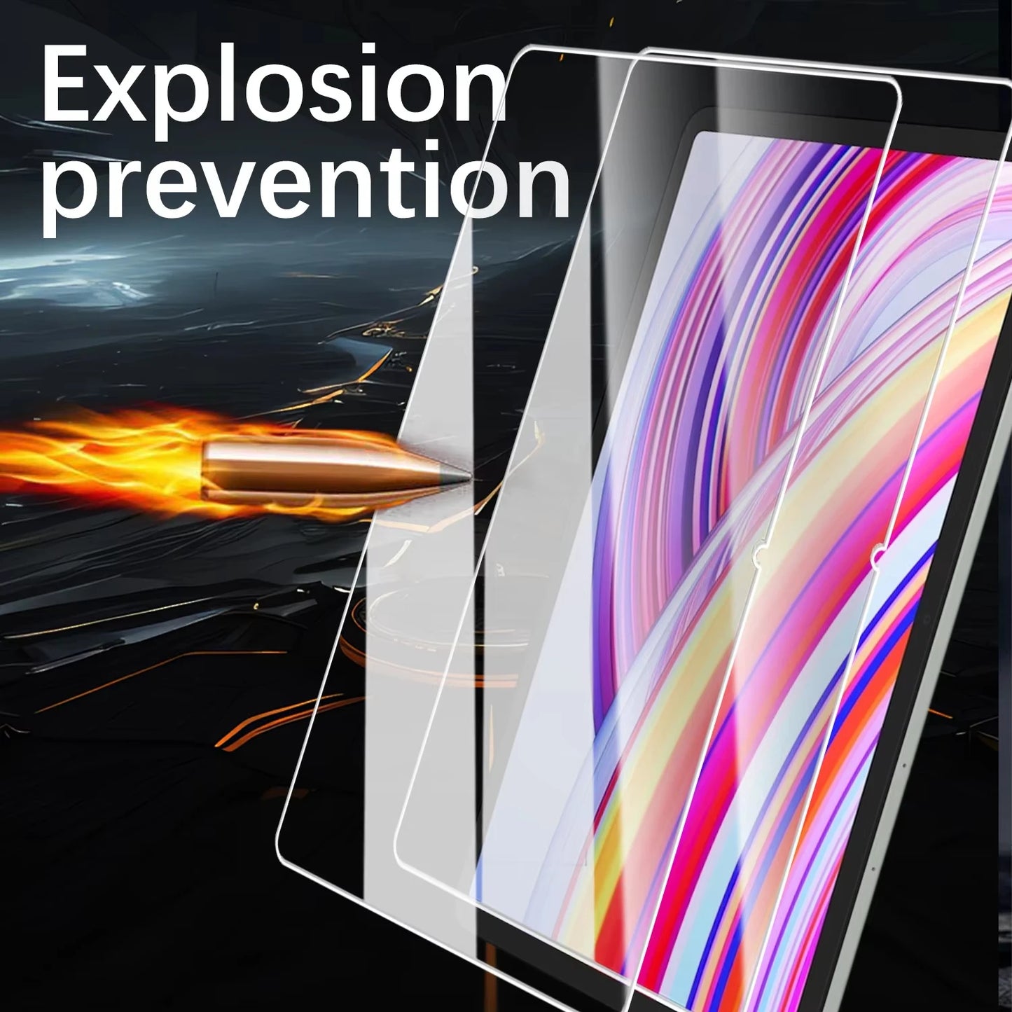 Easy Install Tempered Glass for iPad Pro 13 11 M4 M3 M2 for iPad Air