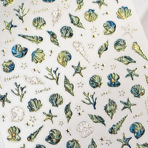 1 pc 5D Chinese style camellia nail sticker Vernal Equinox peach