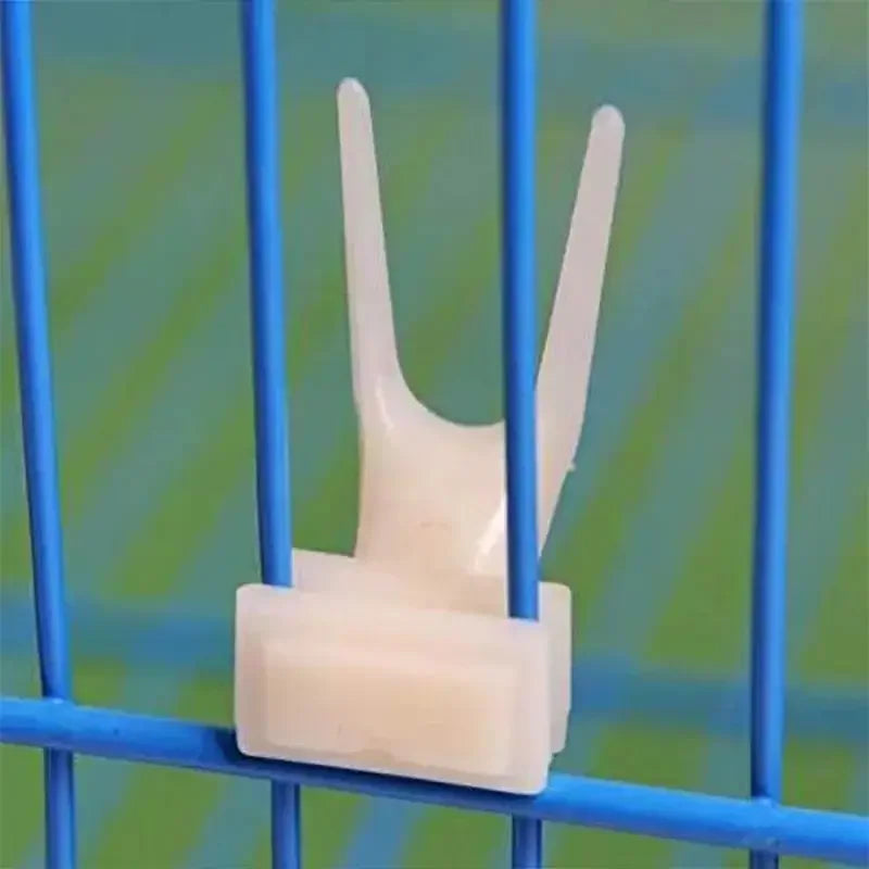 5pcs Durable PP Material Bird Cage Fruit Forks, Parrot Feeding