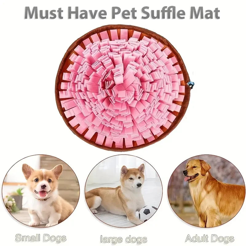 Washable Felt Pet Sniffing Pad Foldable Dog Slow Feeding Mat Toy Dog