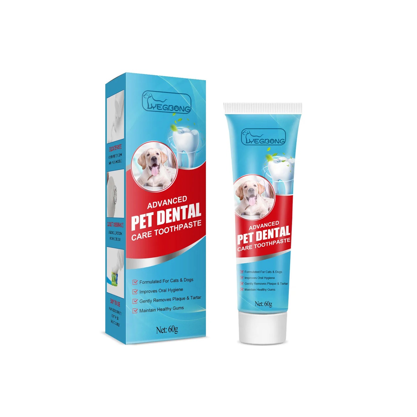 Pet Oral Care Toothpaste Dog Fresh Breath Mouth Deodorant Tartar