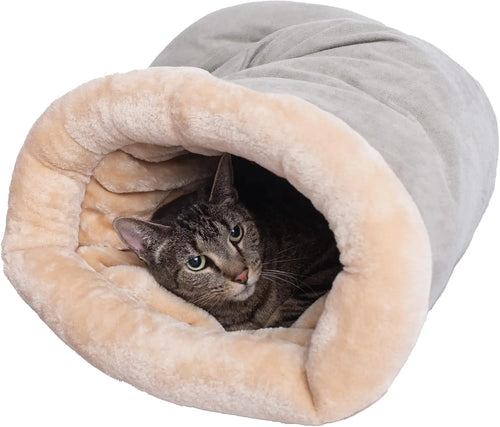 Autumn and Winter Cat Sleeping Bag Semi-enclosed Cat Nest Warm Small