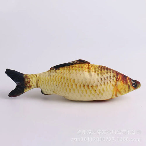 New simulation Fish Cat Toys Soft Plush Catnip Toy Interactive Cat