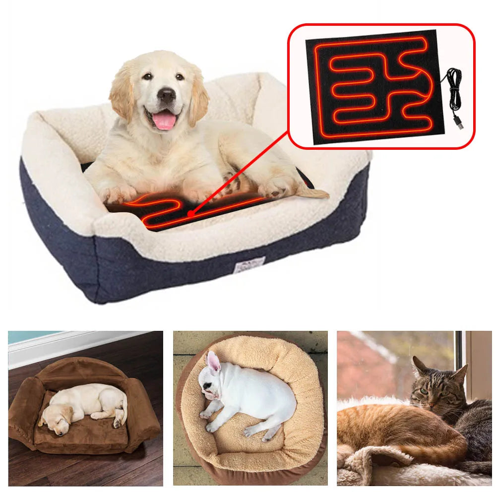 USB Folding Heated Sheet Heating Winter Warm Pad Cushion Waterproof