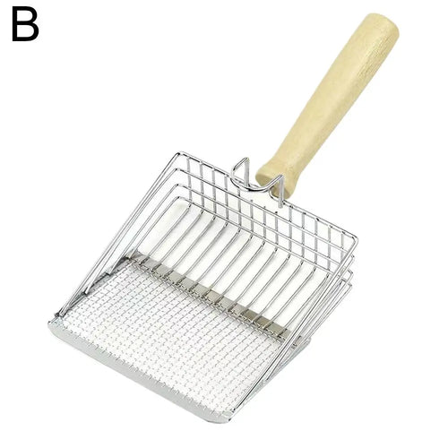 Dog Cat Clean Feces Supplies Stainless steel shovel Cat Litter Scoop