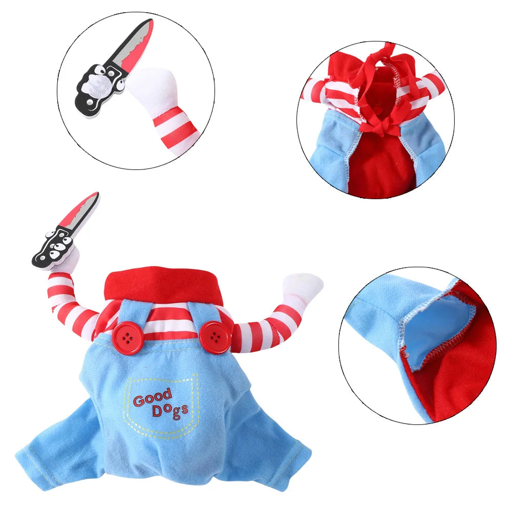 Dog Cosplay Costume For Small Medium Large Dogs Cats Halloween Party