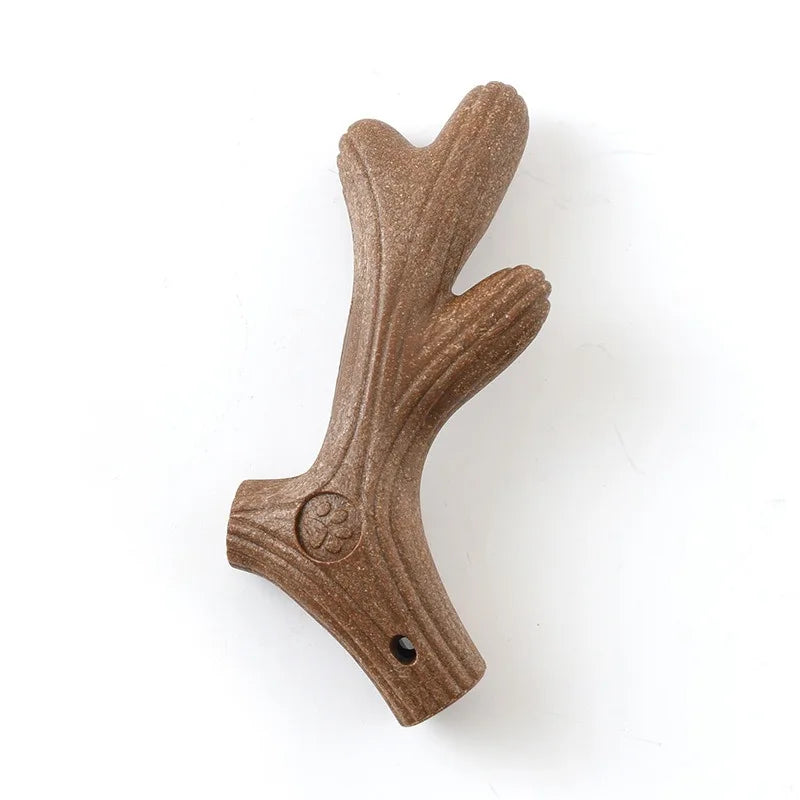 New Pet Teeth Grinding Toy Dog Interactive Bone Training Toy Bamboo