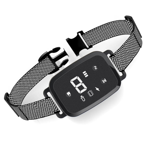 Smart Automatic Anti Barking Dog Collar HD Digital Display IP67