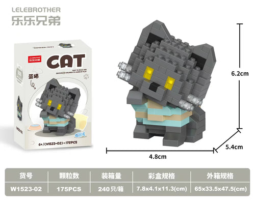 Hot Selling Particle Assembly Building Blocks Pet Cat Dog Assembly