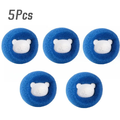1/5/10PCS Laundry Ball Kit Reusable Washing Machine Hair Remover Ball