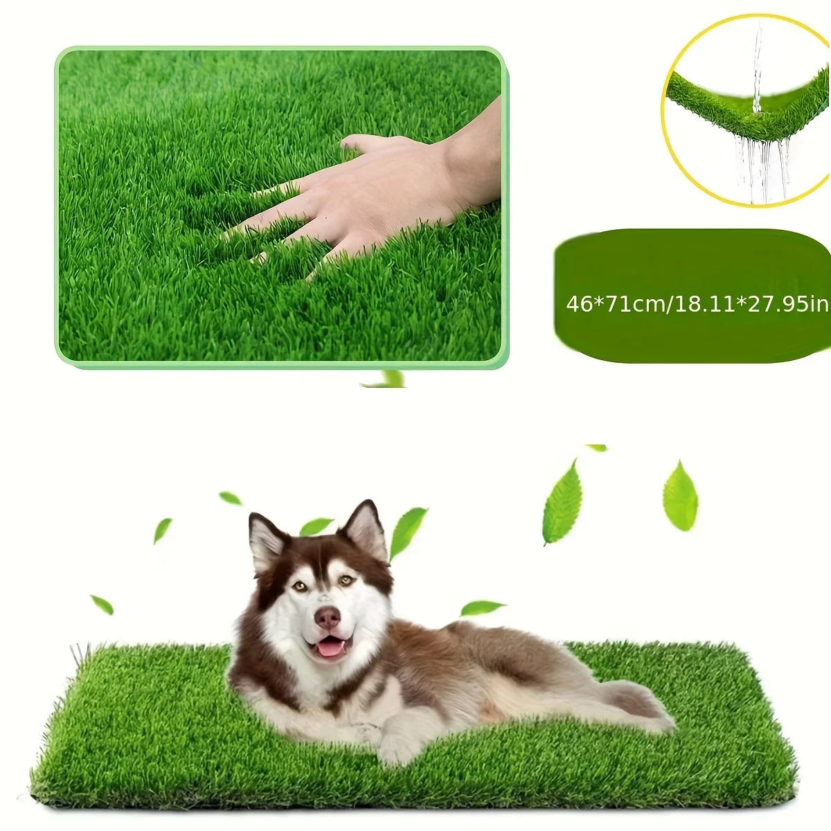 Ultimate Washable Dog Grass Mat - Reusable, Odor-Control Artificial