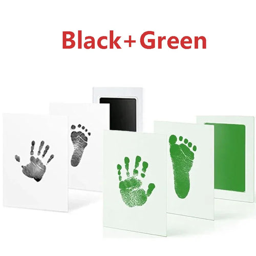 2/4pc Baby Handprint Footprints Ink Pads Safe Non-toxic No-Touch Skin