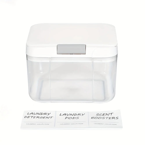 Laundry Pod Holder with Lid Laundry Pod Container,Sealed and Automatic