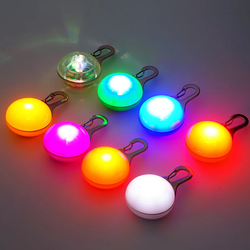 Led Luminous Dog Cat Collar Glowing Pendant Pet Leads Glow Accessories
