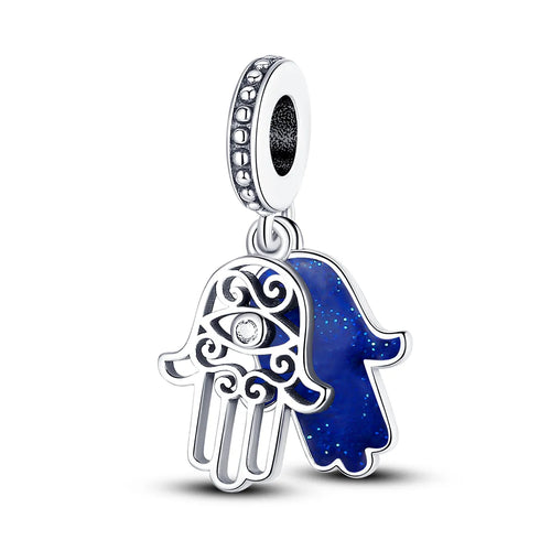 Silver Plated Travel Sunflower Lucky Charms Fit Original Pandora