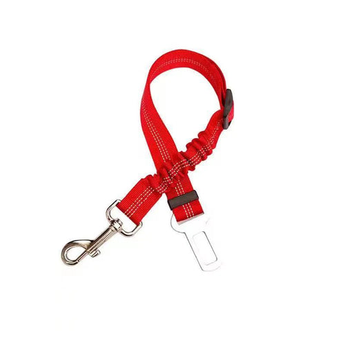 Pet Dog Seat Belt Adjustable Harnesses Lead Restraint Nylon Elastic