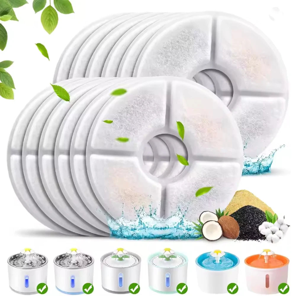 Replacement Filters for Cat Water Fountain Activated Carbon