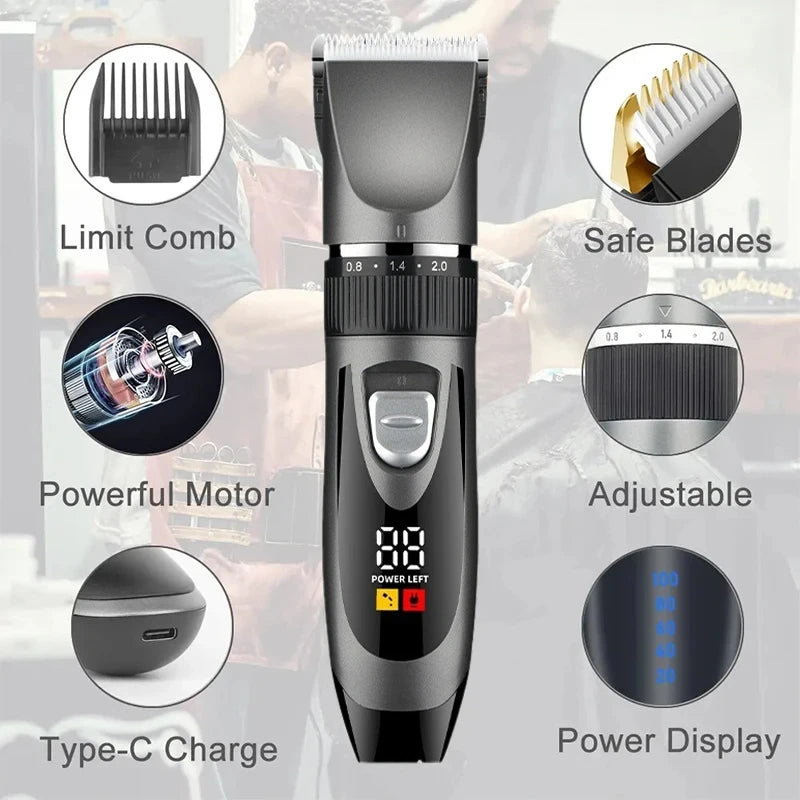 Dog Clipper Dog Hair Clippers Grooming (Pet/Cat/Dog/Rabbit) Haircut