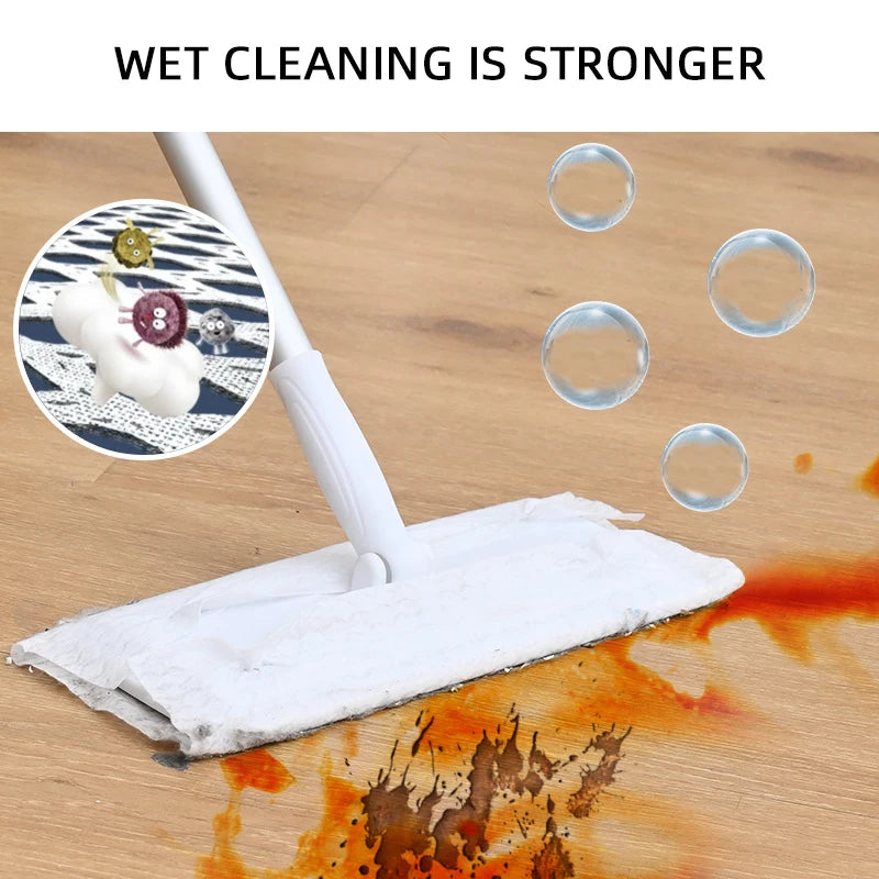 1 Pack Dust Removal Paper, Disposable Mopping Cloth For Floor