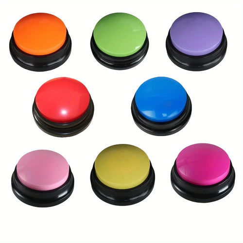 8PCS Dog Communication Buttons Voice Recording Button for Pet Training