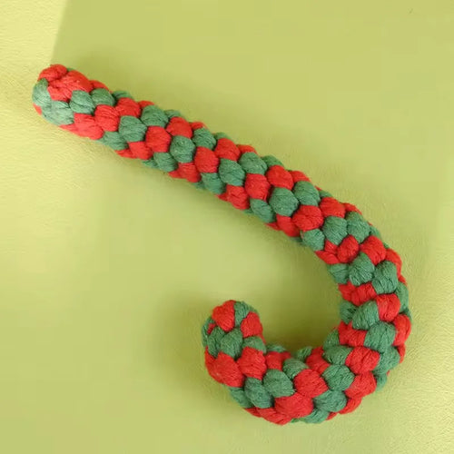 Pet Cotton Rope Slipper Knot Toy For Small Dogs Interactive Chew Toy