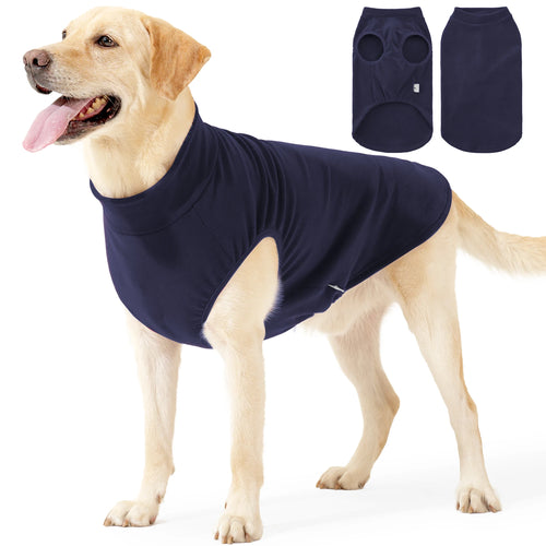 Fleece Dog Sweater,Stretchy Pullover Soft Dog Jacket,Lightweight