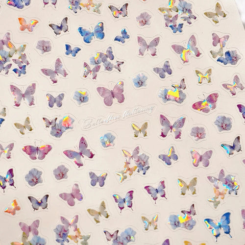 1 pc 5D Chinese style camellia nail sticker Vernal Equinox peach