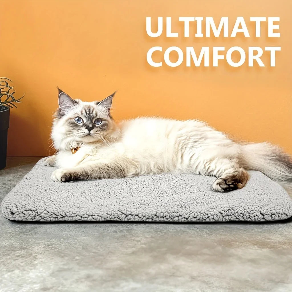 Pet Self-Heating Blanket Pad Natural Body Heat Reflective Mat Washable