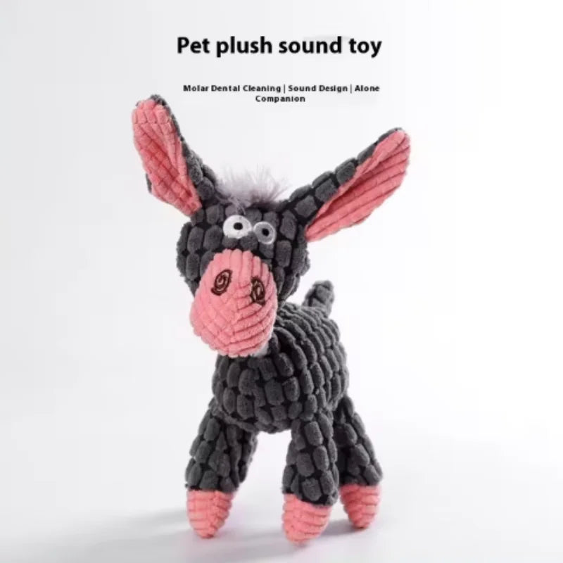 Interactive Plush Pet Dog Voice Toys for Puppies Teeth Grinding
