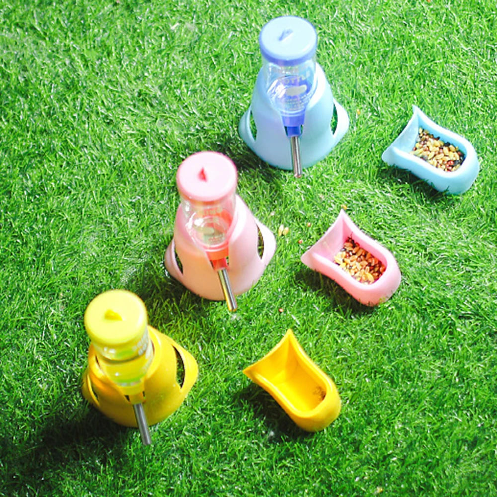 Random Automatic Water Bottle Drinking Feeder Dispenser Bottle 80ML