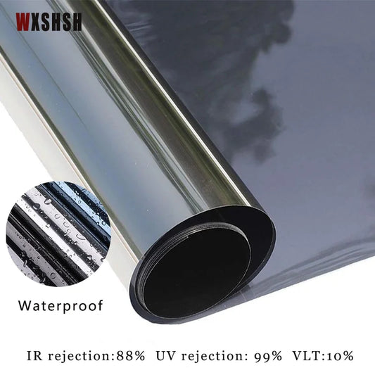 Window Privacy Film One Way Daytime Privacy Static Cling Sun Blocking