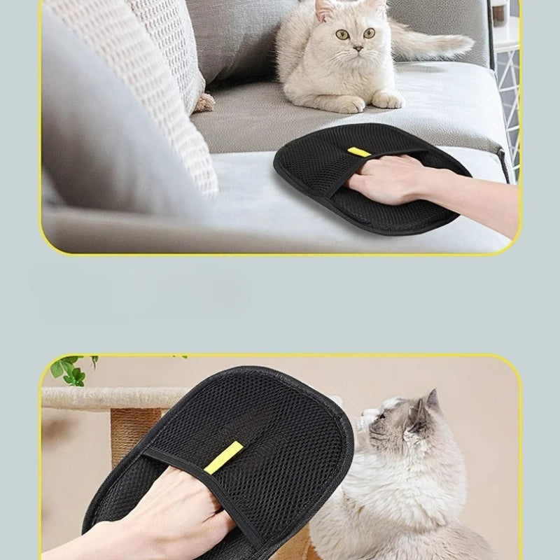 Pet Hair Remover Portable Washable Clothes Hair Dehairing Gloves Pet