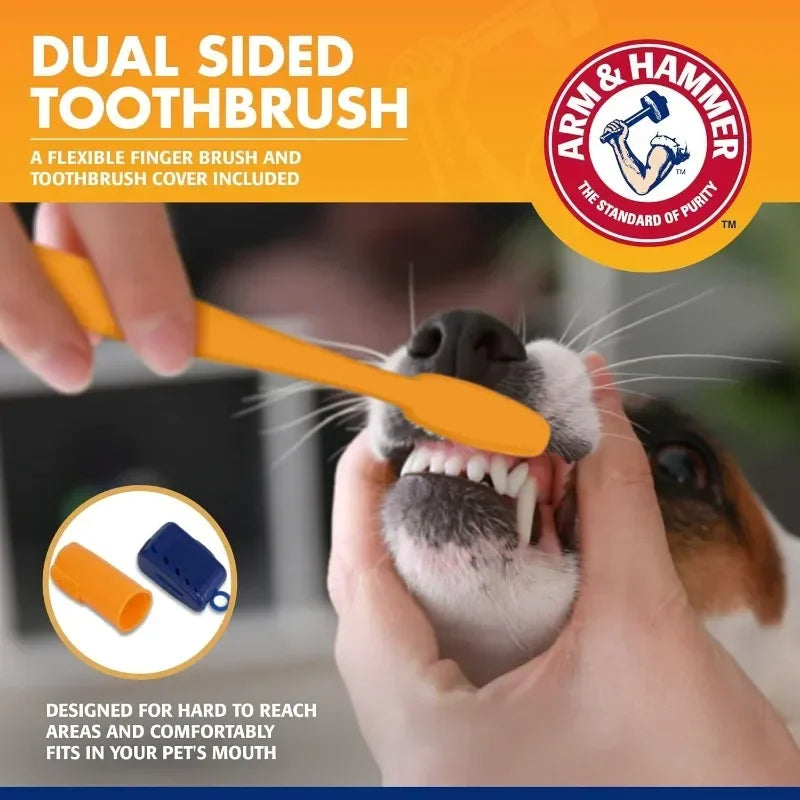 Pet Cleaning Tools Kit Dog Gum Care Products Kit Reduces Plaque &