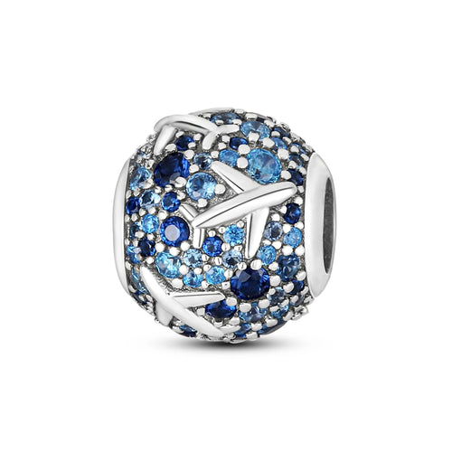 Silver Plated Travel Sunflower Lucky Charms Fit Original Pandora
