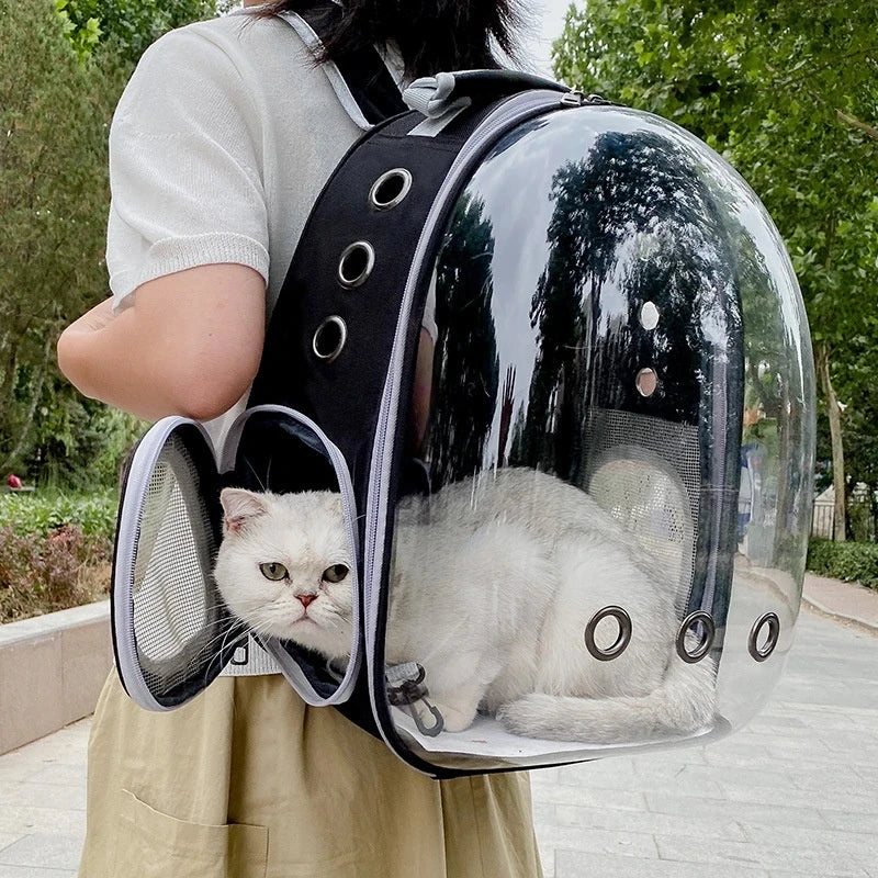 Pet Cat Carrying Bag Space Pet Backpacks Breathable Portable
