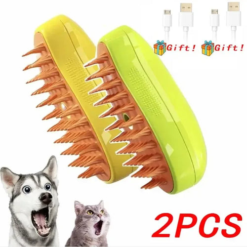 3 in 1 Pet Brush Cat Steam Brush Comb Dog Brush Electric Spray Cat