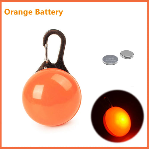 LED Glowing Pendant Flashlight Dog Cat Collar Pet Leads Glow