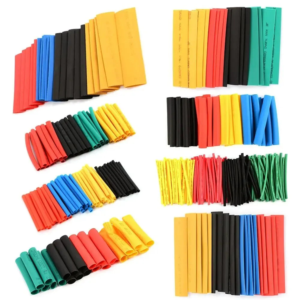 164/328PCS Heat Shrink Tubing 2:1Wire Cable Wrap Assortment Electric