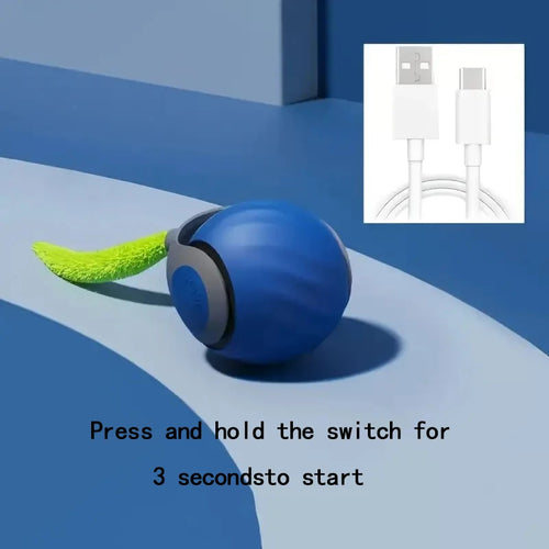 Smart Cat Toys Balls Automatic Interactive Pet Electric Rolling Teaser