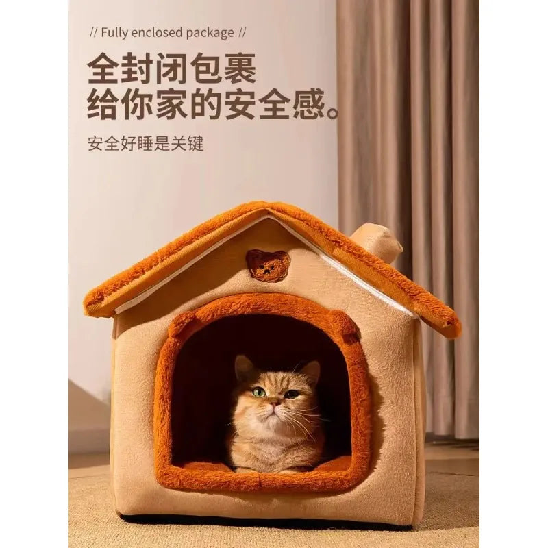 New Pet House with Super Large Space Cat and Dog Beds of All Sizes To