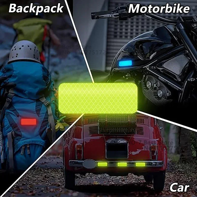 10 Reflective Stickers, Warning Safety Reflective Stickers, Pet Safety