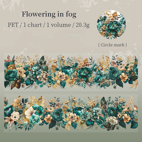 200cm/Roll PET Tape Flowers Four Seasons Series Plant Landscaping