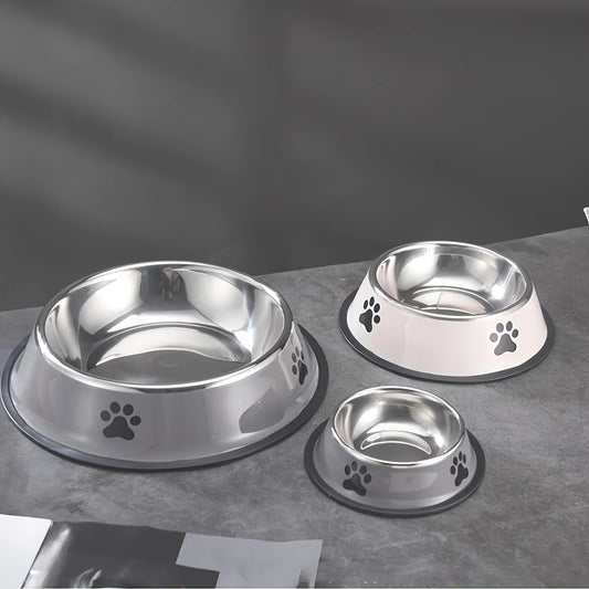 Stainless Steel Pet Bowl Cat  Dog Food Bowl Multi-Specification